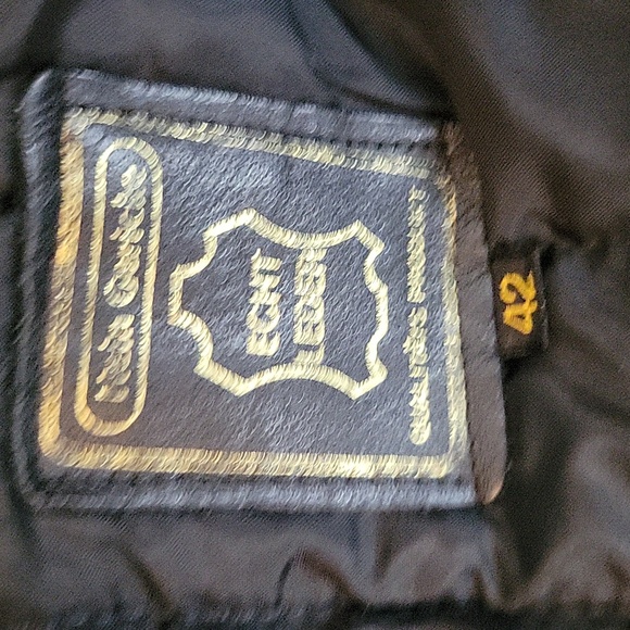 Hein Gericke Vintage Leather Motorcycle Jacket Size 42 - Picture 6 of 6